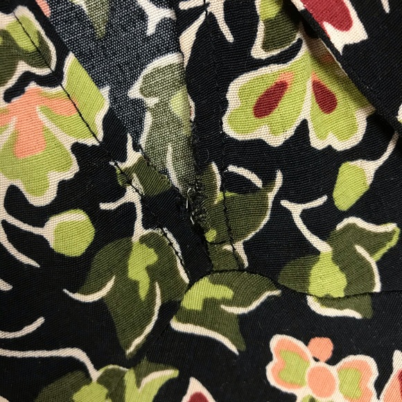 Zara Woman Women's XS Mini Dress Floral Print Pussy Bow Neck Tie Long Sleeve B0 - Picture 4 of 6